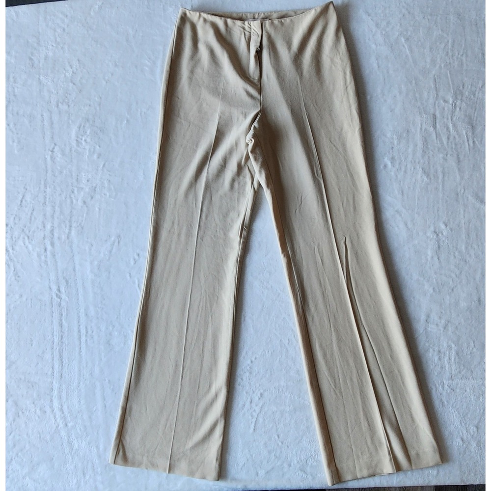 Wide Leg Trousers Womens 8 30W 33L Dress Pants Career Office Old Money Corporate